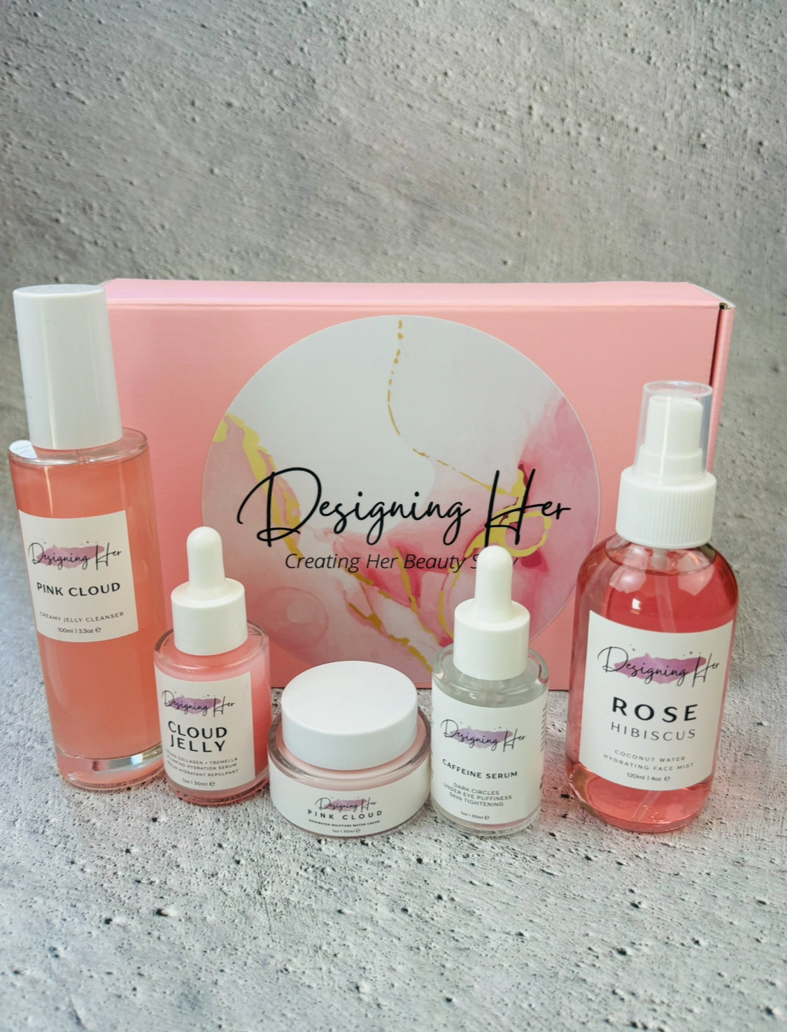 Pink Cloud Skincare Set